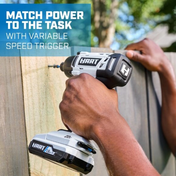 HART 20-Volt Cordless Impact Driver (Battery Not Included), Gen 2 - Picture 4 of 12